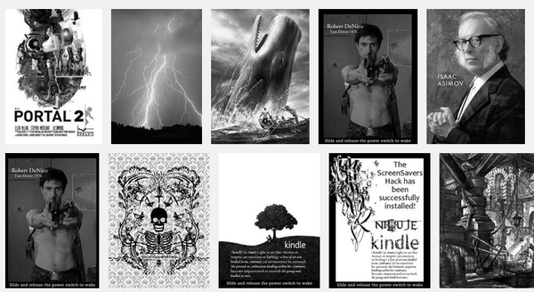 kindle screensaver google image search