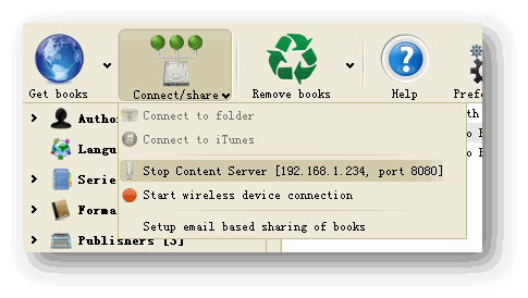 start content server