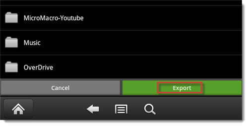 confirm-exporting