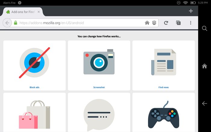 Firefox browser