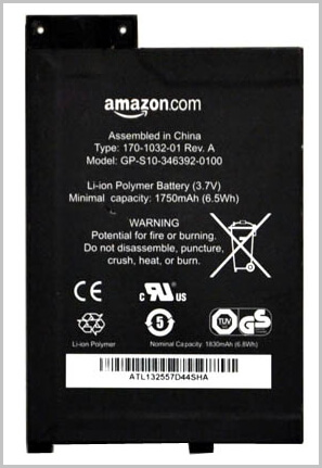 Kindle Lithium-Ion Polymer Battery