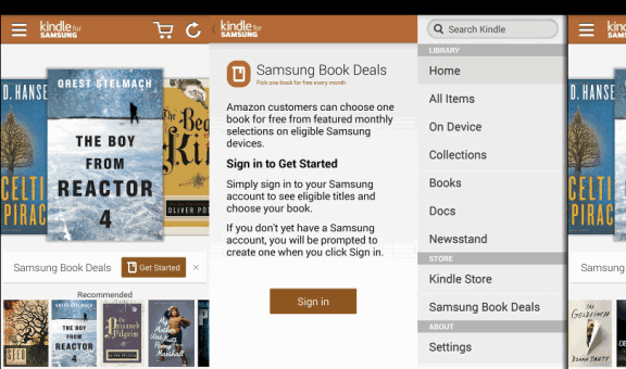 kindle for samsung