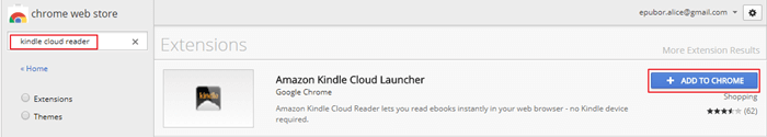 add kindle cloud reader to chrome