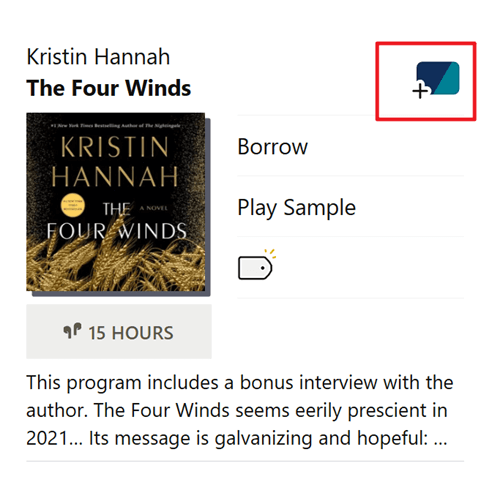 borrow audiobook with library card