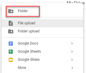 add new folder