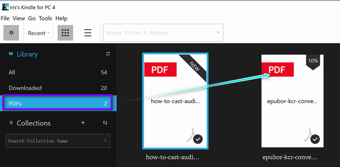 add pdf to kindle for pc