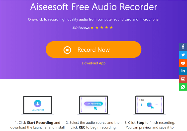 aiseesoft online recorder
