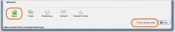 click calibre plugin