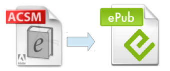 convert acsm to epub