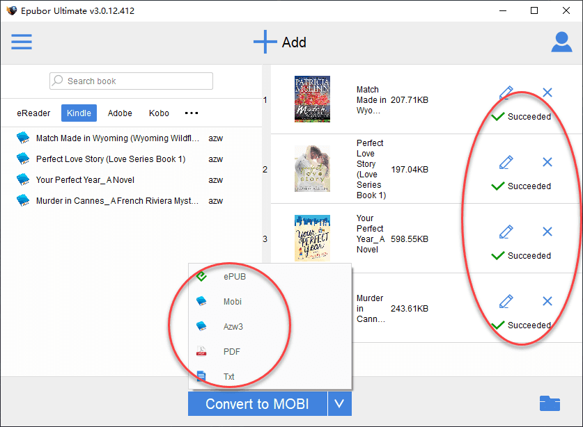 convert ebook formats