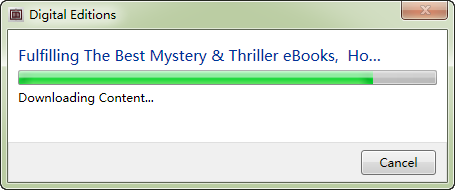 downloading acsm to epub with ADE