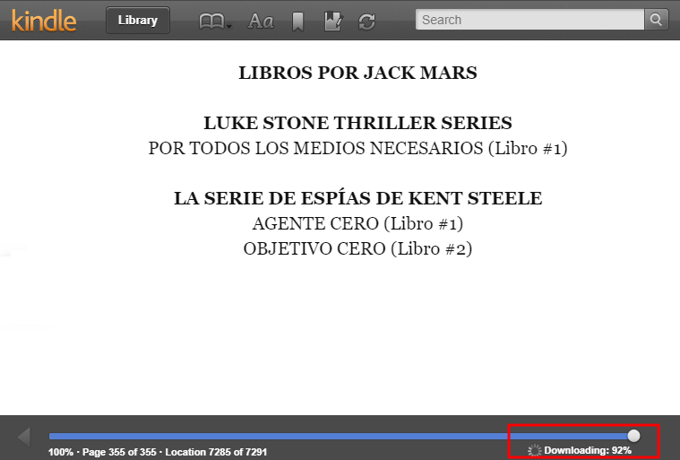 downloading process in kindle cloud reader