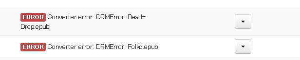 with drm we can't convert epub2mobi