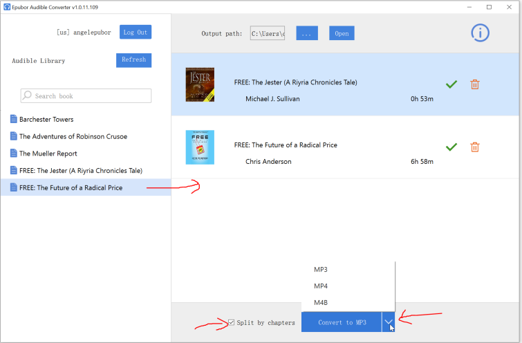 udibile su mp3 win10