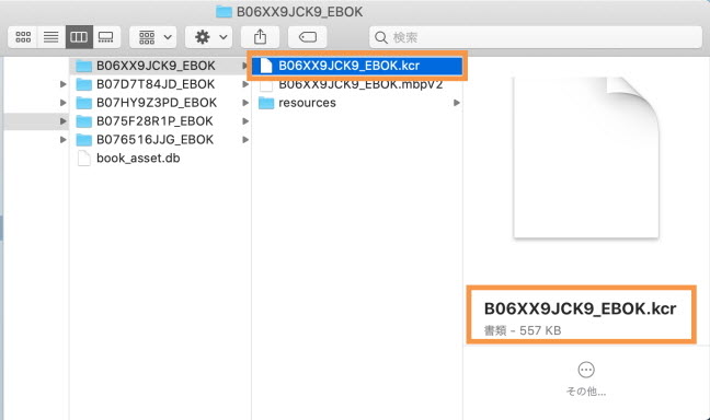 kindle kcr format