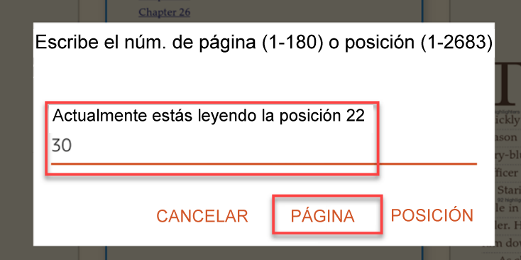 clic en “PÁGINA”