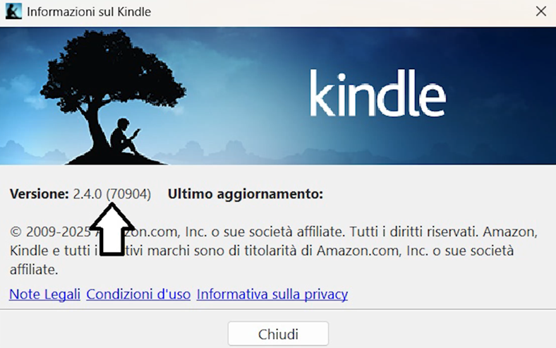 kindle per pc versione 2.4.0