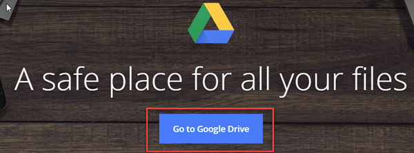 open google drive