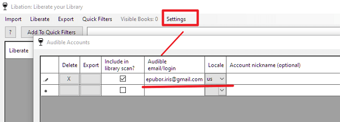 login audible account