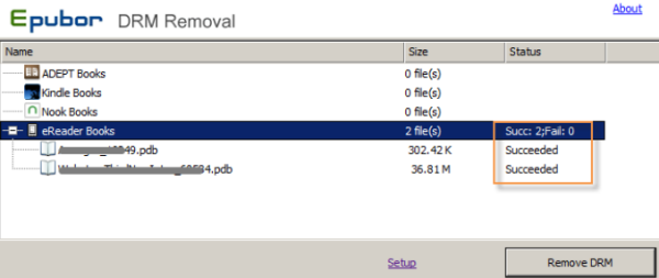 convert PDB to PDF - step1 - remove DRM from PDB