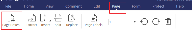 page size setting