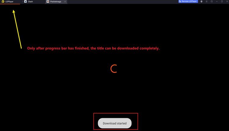 plus download progress bar