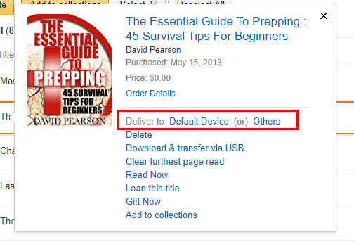 re-download kindle books