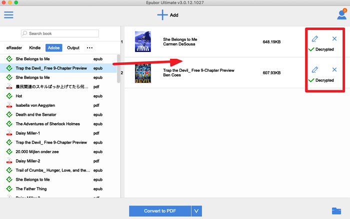 remove drm from pdf and epub files