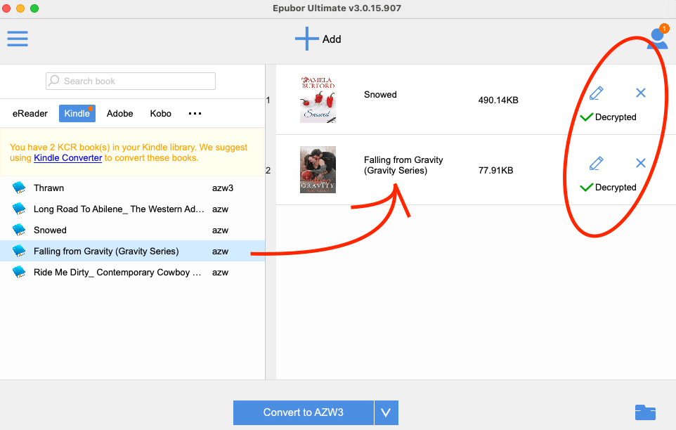 remove drm from kindle classic