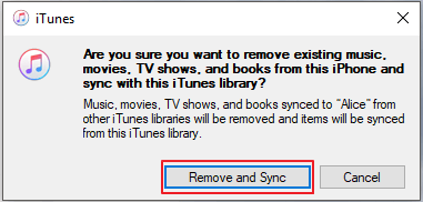 replace songs on iphone with itune library