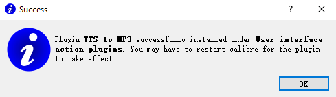 restart calibre for the plugin to take effect