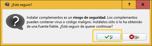riesgo de seguridad