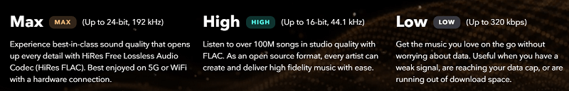 tidal sound quality