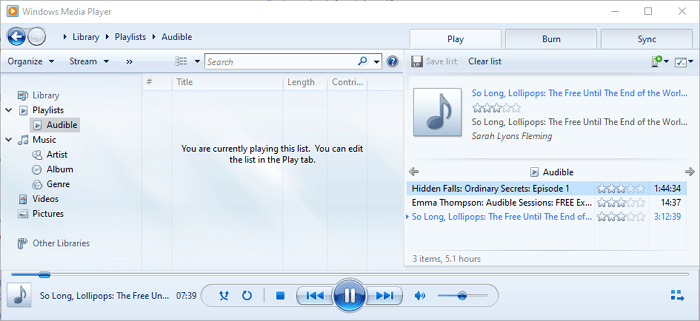 windows media aax player